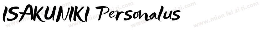 ISAKUNIKI Personalus字体转换